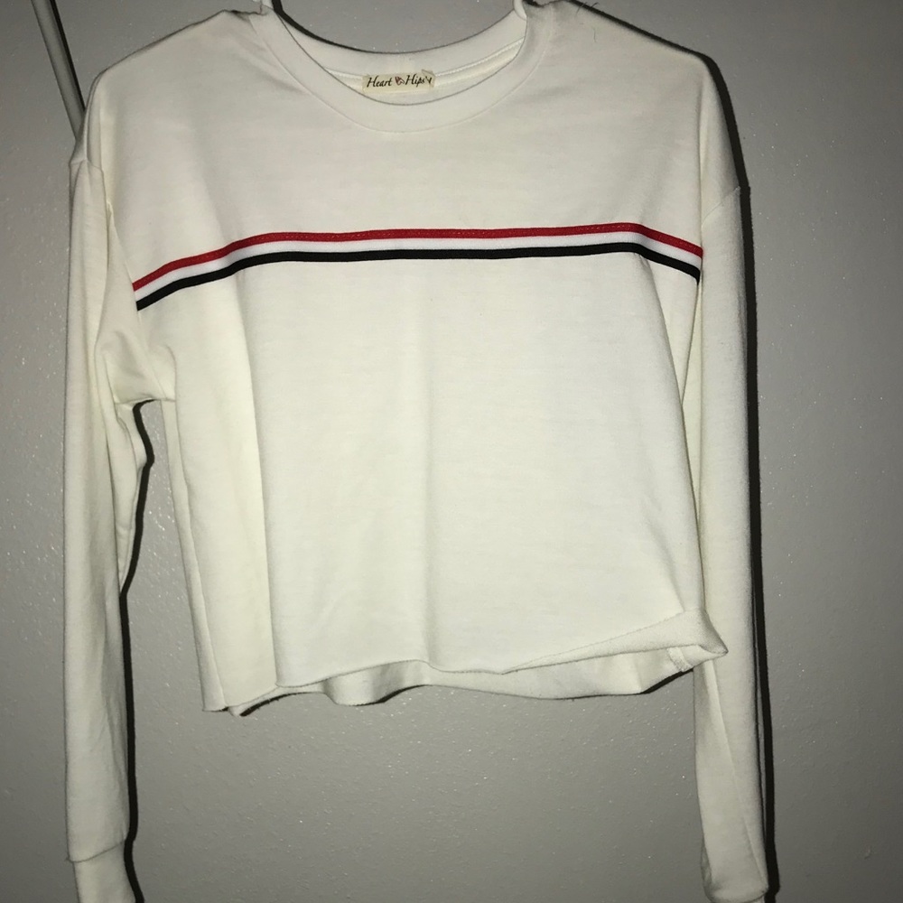 Heart & Hips Long Sleeve Medium Crop Top